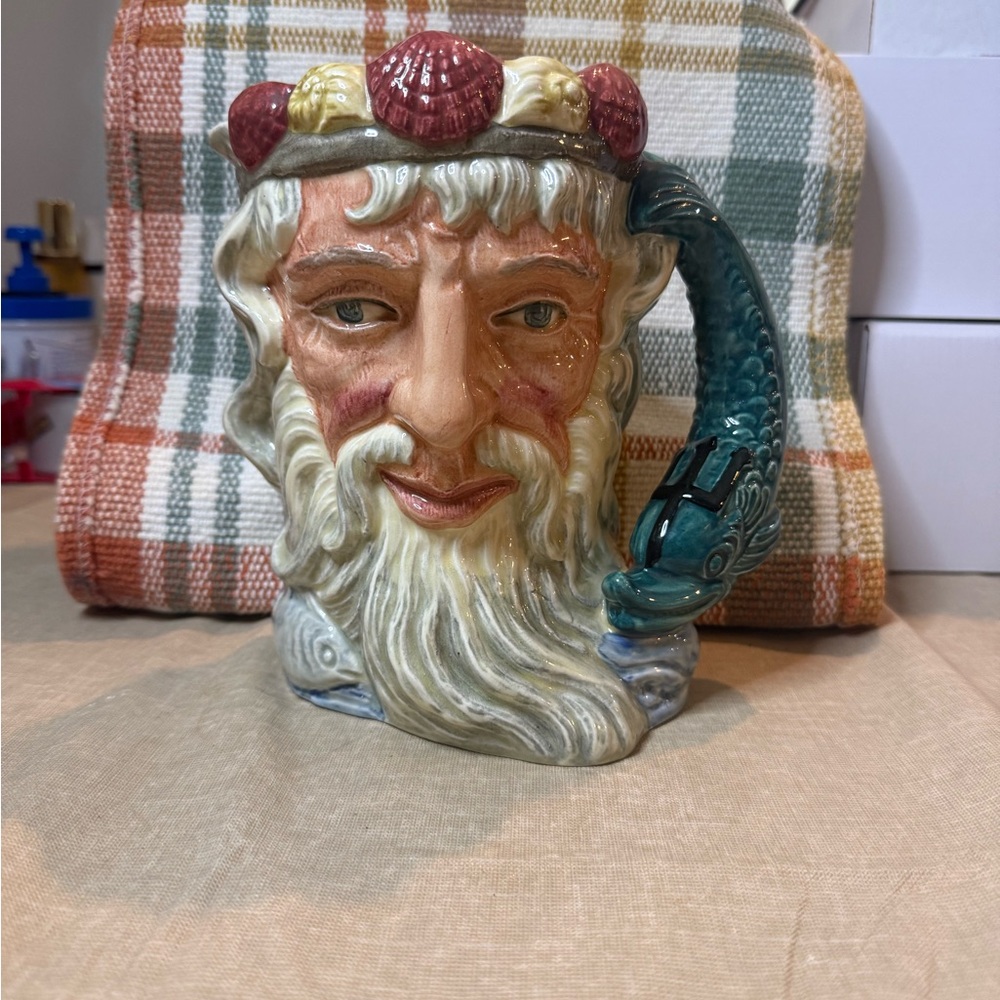 Royal Doulton Neptune Mug with Fish Handle